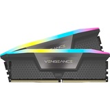 Corsair DIMM 32 GB DDR5-5600 (2x 16 GB) Dual-Kit, Arbeitsspeicher grau, CMH32GX5M2B5600Z40, Vengeance RGB, AMD EXPO