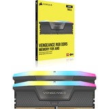 Corsair DIMM 32 GB DDR5-5600 (2x 16 GB) Dual-Kit, Arbeitsspeicher grau, CMH32GX5M2B5600Z40, Vengeance RGB, AMD EXPO