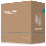 DeepCool CG380 3F , Tower-Gehäuse weiß, Temepered Glass x 2