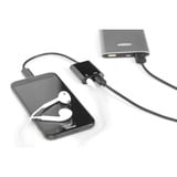 Digitus USB-C Adapter auf USB-C + 3,5mm Klinke schwarz