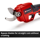 EINHELL Power X-Change Akku-Astschere GE-LS 18 Li-Solo, 18Volt rot/schwarz, ohne Akku und Ladegerät