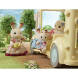EPOCH Traumwiesen Sylvanian Families - Erlebniskindergarten Bus Regenbogen, Konstruktionsspielzeug 