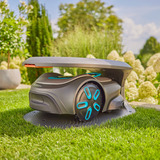 GARDENA Garage für Mähroboter, Unterstand grau/orange, für SILENO minimo, SILENO life, SILENO city