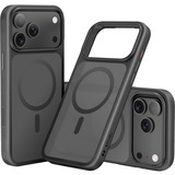 Nevox StyleShell INVISIO, Handyhülle schwarz, iPhone 17 Pro Max, kompatibel mit MagSafe