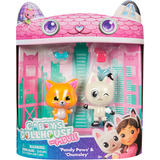 Spin Master Gabby's Dollhouse: Der Film - Panda Pfötchen & Leopold Figuren-Set, Spielfigur 