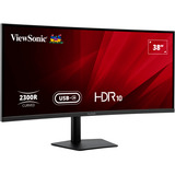 ViewSonic VA3820C, LED-Monitor 95.3 cm (37.5 Zoll), schwarz, UWQHD+, IPS, Curved, USB-C, USB-Hub