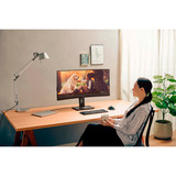 ViewSonic VA3820C, LED-Monitor 95.3 cm (37.5 Zoll), schwarz, UWQHD+, IPS, Curved, USB-C, USB-Hub