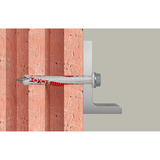 fischer Langschaftdübel DuoXpand 10x140 FUS  hellgrau/rot, 10 Stück