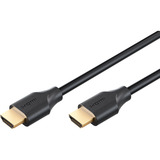 goobay Ultra96 HDMI Kabel schwarz/gold, 0,5m