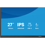 iiyama ProLite XB2797QSN-B1, LED-Monitor 68.5 cm (27 Zoll), schwarz, QHD, IPS, HDMI, DP, USB-Hub, Daisy Chain