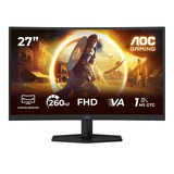 AOC AGON C27G42ZE, Gaming-Monitor 68.5 cm (27 Zoll), schwarz, FullHD, Fast VA, Curved, HDMI, DP, 240Hz Panel