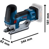 Bosch Akku-Stichsäge GST 18V-155 SC Professional solo, 18Volt blau/schwarz, ohne Akku und Ladegerät