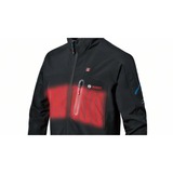Bosch Professional Heat+Jacket GHJ 12+18V Solo Größe 3XL, Arbeitskleidung schwarz, ohne Akku und Ladegerät