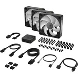 Corsair RX120 MAX RGB, Gehäuselüfter schwarz, 3er Pack, 120 mm