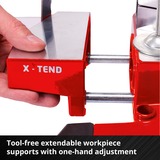 EINHELL Power X-Change Akku-Kapp-und Gehrungssäge TE-MS 18/210 Li-Solo, 18Volt rot/schwarz, ohne Akku und Ladegerät