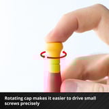 EINHELL Präzisions-Schraubendreher Set VDE, 6-teilig rot/gelb