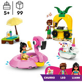 LEGO 42658 Friends Poolparty mit Einhorn und Flamingo, Konstruktionsspielzeug 