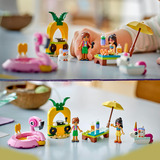 LEGO 42658 Friends Poolparty mit Einhorn und Flamingo, Konstruktionsspielzeug 