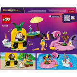 LEGO 42658 Friends Poolparty mit Einhorn und Flamingo, Konstruktionsspielzeug 