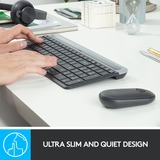 Logitech MK470 Slim Combo, Desktop-Set graphit, DE-Layout, Scherenmechanik