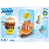 PLAYMOBIL 71769 Junior & Disney: Peter Pans Piratenschiff mit Wassersrpitzspaß, Konstruktionsspielzeug 