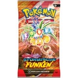  Pokémon-TCG: Karmesin & Purpur – Stürmische Funken - Booster Display, Sammelkarten 