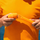 Rode Microphones Interview Micro , Mikrofon orange, Handadapter für Rode Wireless Sendemodule