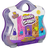 Spin Master Kinetic Sand - Farbspiel Koffer, Spielsand 