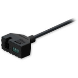 Teltonika 4-Poliger Stromadapter mit E/A-Zugang schwarz