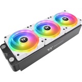 Thermaltake SWAFAN EX12 RGB PC Cooling Fan White TT Premium Edition, Gehäuselüfter weiß, 3er Pack, inkl. Controller, 120 mm