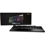 be quiet! Light Mount Silent Linear, Gaming-Tastatur schwarz, UK-Layout, be quiet! Silent Linear