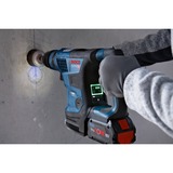 Bosch Professional Akku-Bohrhammer GBH 18V-34 CF Professional solo blau/schwarz, Bluetooth Modul, ohne Akku und Ladegerät, im Koffer
