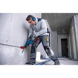 Bosch Professional Akku-Bohrhammer GBH 18V-34 CF Professional solo blau/schwarz, Bluetooth Modul, ohne Akku und Ladegerät, im Koffer