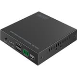 Digitus HDMI Fiber KVM IP Receiver, KVM-Switch schwarz, 4K/60Hz