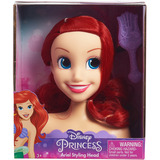 Just Play Disney Princess - Ariel Styling Head, Schmink- und Frisierkopf 