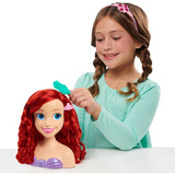 Just Play Disney Princess - Ariel Styling Head, Schmink- und Frisierkopf 
