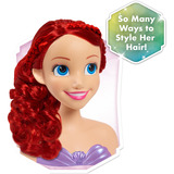 Just Play Disney Princess - Ariel Styling Head, Schmink- und Frisierkopf 