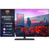Philips 55OLED811/12, OLED-Fernseher 139 cm (55 Zoll), schwarz/grau, UltraHD/4K, Ambilight 3-seitig, 120Hz Panel
