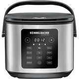 Rommelsbacher Multi-Reiskocher MRK 950 edelstahl/schwarz, 860 Watt, 5 Liter
