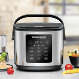 Rommelsbacher Multi-Reiskocher MRK 950 edelstahl/schwarz, 860 Watt, 5 Liter