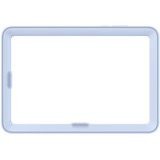 Samsung Frame Cover, Tablethülle hellblau, Samsung Galaxy Tab S11 