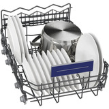 Siemens SR43ES25ME iQ300, Spülmaschine edelstahl (gebürstet)/schwarz, 45 cm, Home Connect