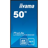 iiyama LH5041UHS-B2AG, Public Display schwarz (glänzend), UltraHD/4K, VA, HDMI, VGA