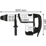 Bosch Professional Bohrhammer GBH 12-52 D blau, 1.700 Watt, Koffer