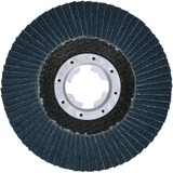 Bosch X-LOCK Fächerscheibe X571 Best for Metal, Ø 115mm, K40, Schleifscheibe Bohrung 22,23mm, abgewinkelt