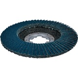 Bosch X-LOCK Fächerscheibe X571 Best for Metal, Ø 115mm, K40, Schleifscheibe Bohrung 22,23mm, abgewinkelt