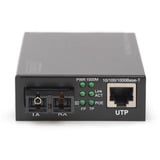 Digitus Gigabit PoE Medienkonverter, RJ45 / SC, SM, PSE 