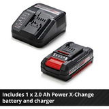 EINHELL Power X-Change Akku-Rasentrimmer GC-CT 18/24 Li, 18Volt rot/schwarz, Li-Ion Akku 2,0Ah