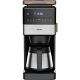 Krups Grind Aroma XL KT8428 mit Mahlwerk, Filtermaschine schwarz/edelstahl, Thermokanne