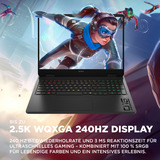 OMEN 16-am0279ng, Gaming-Notebook schwarz, Intel® Core™ Ultra 7 255H, NVIDIA GeForce RTX 5060, 24 GB DDR5, 1 TB (1 TB SSD), Windows 11 Home